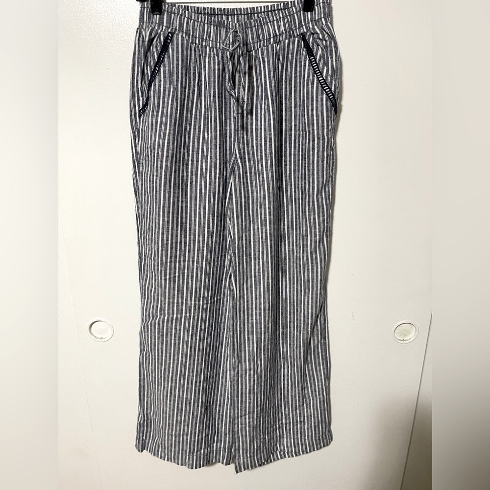 New Briggs blue white stripe pant